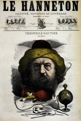 Théophile Gautier - di Mailly, in "Le Hanneton" del 09/05/1867