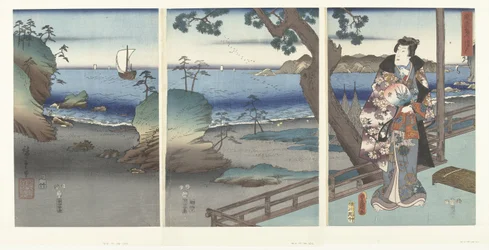 Il principe elegante Genji a Suma (Furyu Genji Suma)
