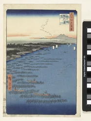 La costa di Samezu a Sud Shinagawa