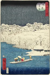 Neve serale a Hashiba, novembre 1861