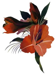 Un fiore immaginario basato su un