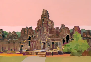 Angkor Thom in Cambogia, 2016