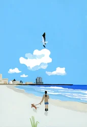 Ragazze delle superiori e il mare