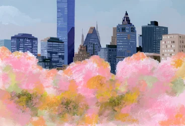 New York e fiori di ciliegio, 2016