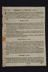 Gazzetta di Mantova - il giornale italiano più antico, 1665