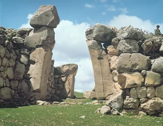 La Porta del Re dalle mura di Hattusas