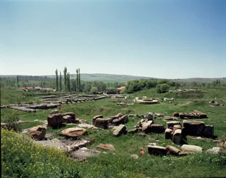 Vista delle rovine del sito