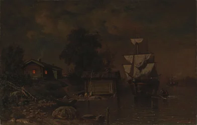 Navi al chiaro di luna