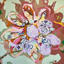 Astratto floreale #3 (2023)