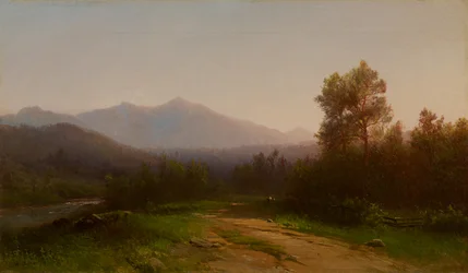 Paesaggio del fiume Hudson