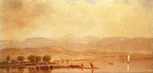Mattina Nebbiosa sul Fiume Hudson