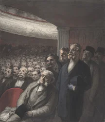 Un pubblico teatrale, XIX secolo