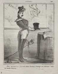 Attualità (No. 249): Dicono che presto sarò ridotto a scambiare la mia corona per un semplice cappello!