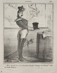 Attualità n. 249: Dicono che presto sarò ridotto a scambiare la mia corona..., 1855