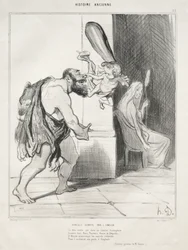 Storia antica, tavola 25: Ercole sottomesso da Cupido