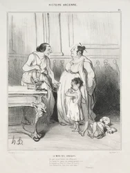 Storia antica, tavola 46: La madre dei Gracchi, 1842