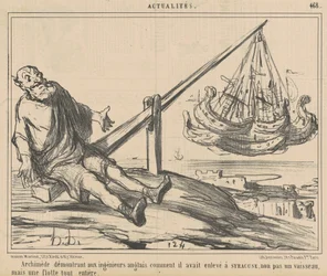 Archimede dimostrando agli ingegneri inglesi...