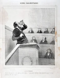 Serie SCENES PARLIAMENTARY. Nella galleria - Prima di passare alla questione degli zuccheri, l