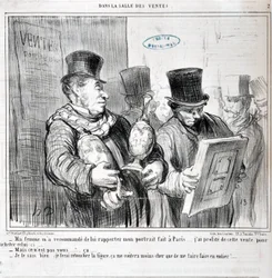 Opera di Honore Daumier (1808-1879). Charivari del 1859: Serie IN THE SALE 