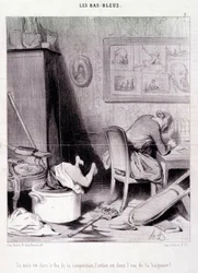 Caricatura sulle scrittrici. Serie 