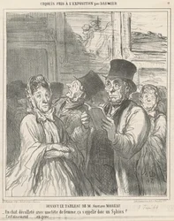 Davanti al quadro di M. G. Moreau