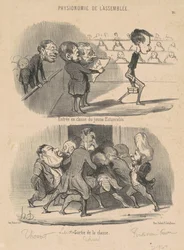 Entrata in classe del giovane Estancelin