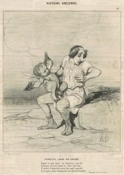 Ippolito trafitto da Cupido