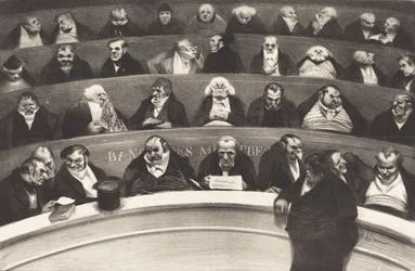 Le Ventre Legislatif di Honore Daumier, 1834