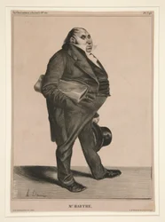 Mr. Barthe, pl. 294 dalla serie Celebrità della Caricatura