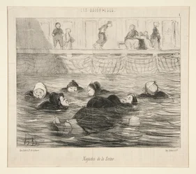 Naiadi della Senna, da Les Baigneuses
