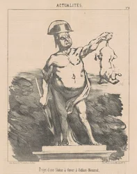 Progetto di una statua ... a Odilon-Nemrod