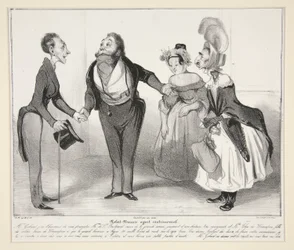 Robert-Macaire agente matrimoniale, tav. 16 dalla serie Caricaturana, dall
