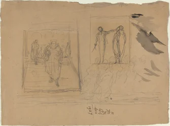 Scena in un palazzo di giustizia