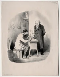 Gli Artisti, tavola 2: Devi modellarmi in questo modo un giorno, 1848