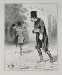 I boemi di Parigi, tavola 4: Il collezionista di mozziconi di sigaro, 5 dicembre 1841