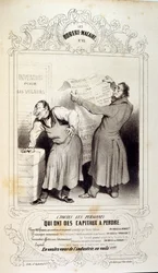 Illustrazioni su idee e leggende Philipon sotto il titolo Les Cent e Robert Macaire