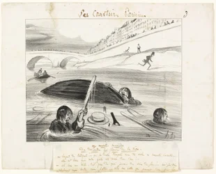 Un nuovo modo di galleggiare lungo il fiume della vita, terzo piatto da Les Canotiers Parisiens
