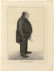 Signor Benjamin Dudessert, lastra 287 da Célébrités de la Caricature