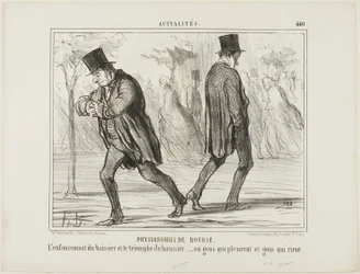 La fisionomia della Borsa. La disperazione del baissier e il trionfo dell