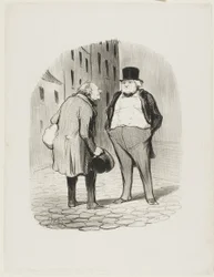 Il borghese e il suo sarto, tavola 5 da Les Bons Bourgeois
