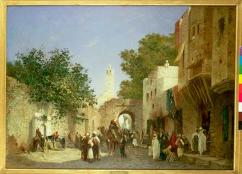 Una scena di strada araba, 1872