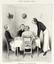 Carota del ristorante