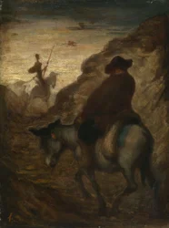 Don Chisciotte e Sancho Panza, c.1864-65
