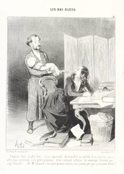 Portate dunque quella cosa più lontano ... è impossibile lavorare in mezzo a un tale baccano ... andate a passeggiare nella piccola Provenza e, al ritorno, comprate nuovi biberon al Passage Choiseul! ... Ah! Signor Cabassol, è il vostro primo figlio, ma io