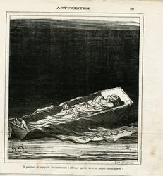 Illustrazione di Honoré Daumier (1808-1879) in Le Charivari