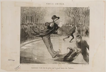 È difficile mettersi in mostra nel grande bacino dei Giardini delle Tuileries.