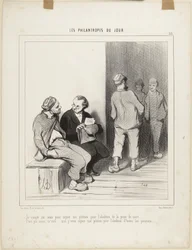 Conto su di voi per firmare..., numero 33 della serie I filantropi del giorno