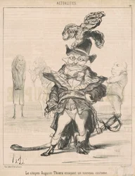 Il cittadino... Thiers prova un nuovo costume