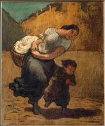 Il fardello... (olio su tela)