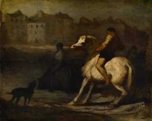 Il luogo di abbeveraggio, riva della Senna, c.1855